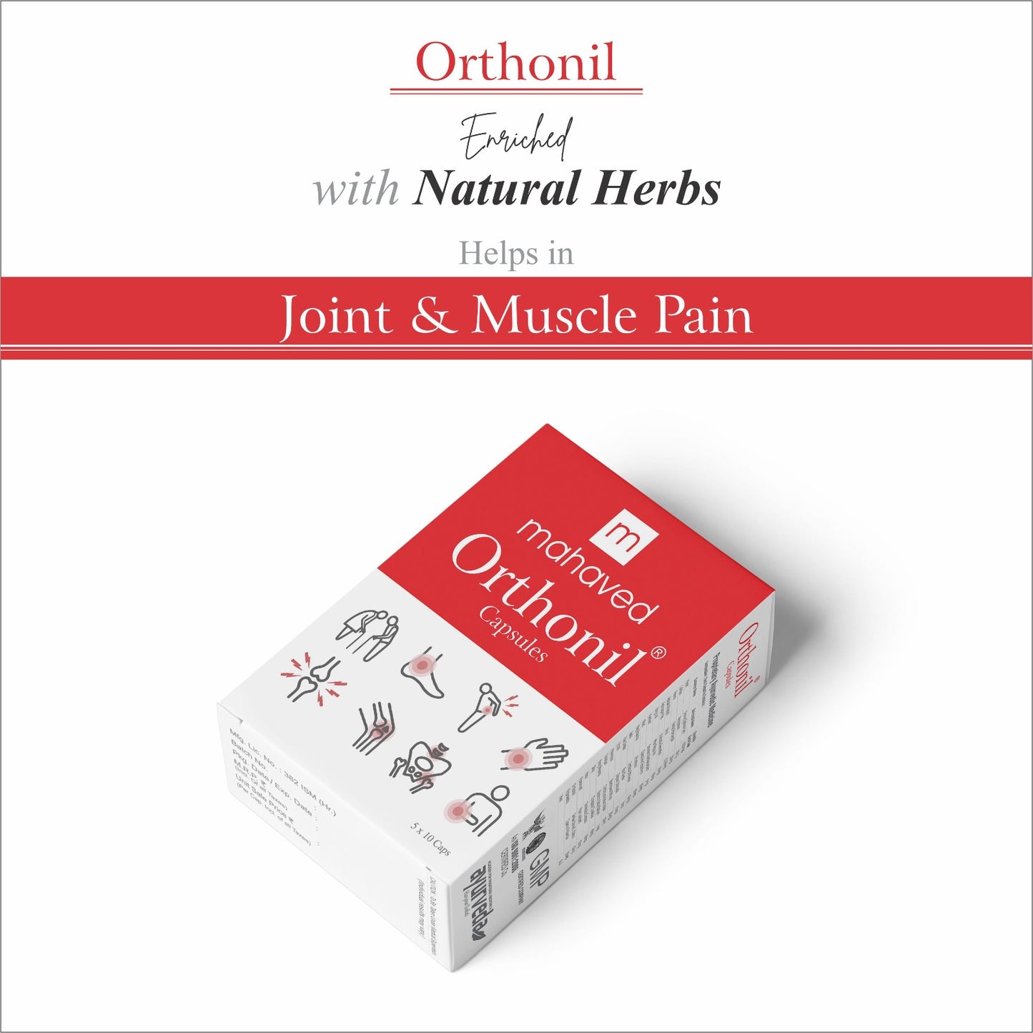 Mahaved Orthonil Capsules - 60 Capsules