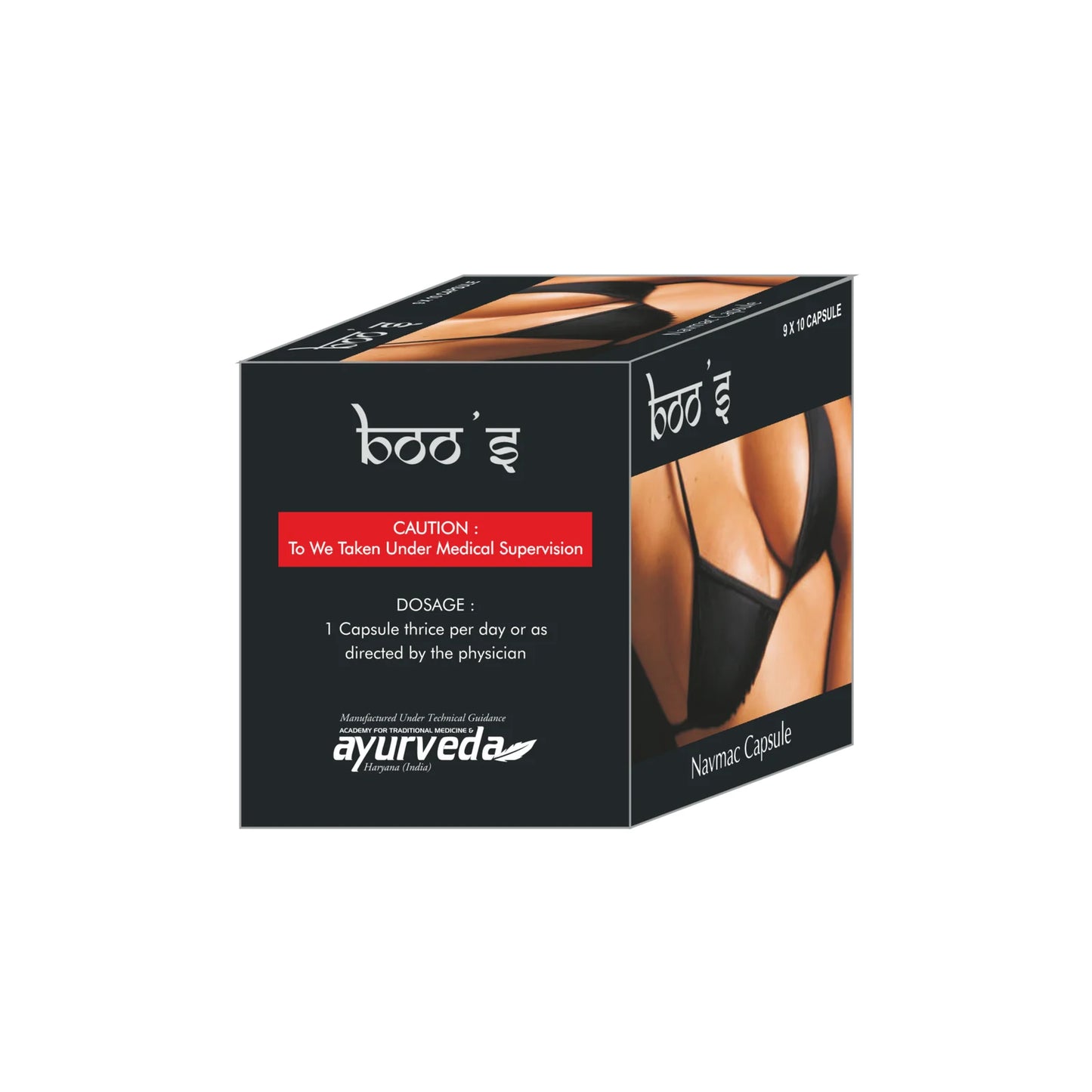 BOO’S CAPSULE – 9X10Cap – Increased Blood Flow in Breasts Capillaries Mammary Glands thus helps in Enlargement
