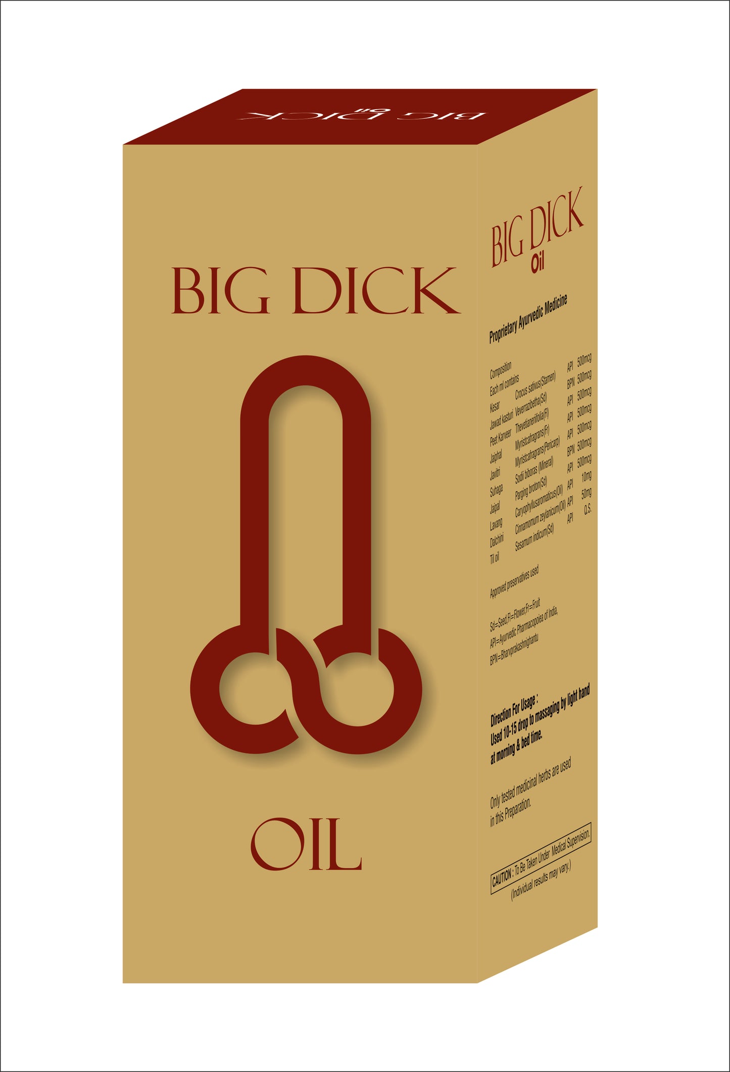 Big Dick Oil 4X15 ml