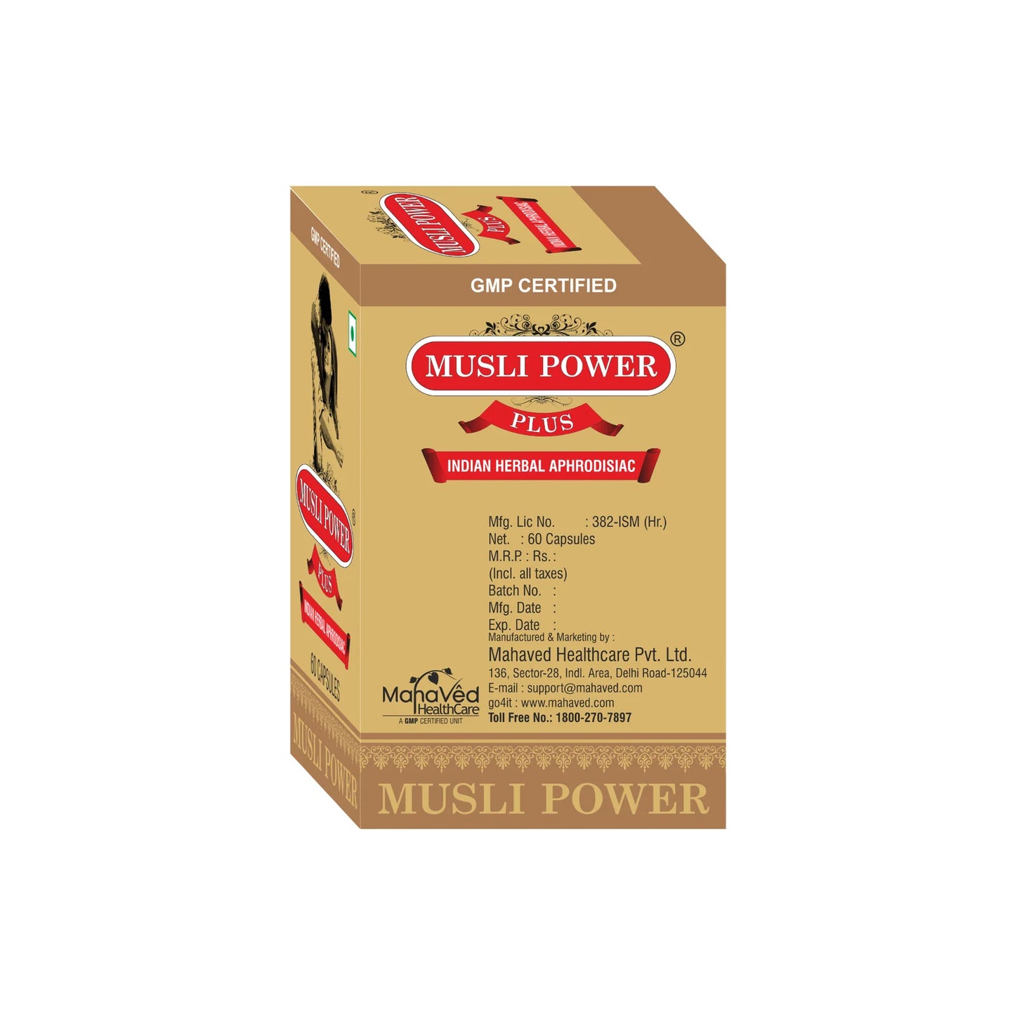 MUSLI POWER PLUS CAPSULE – 60Cap – Aphrodisiac