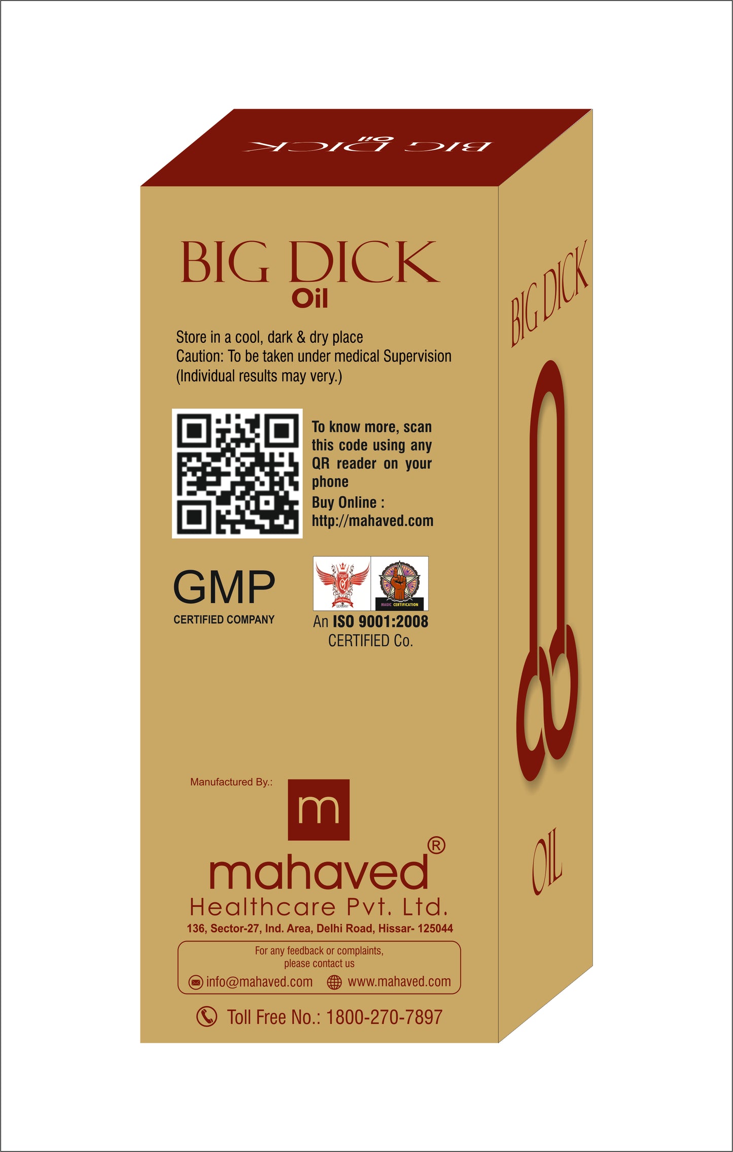 Big Dick Oil 4X15 ml