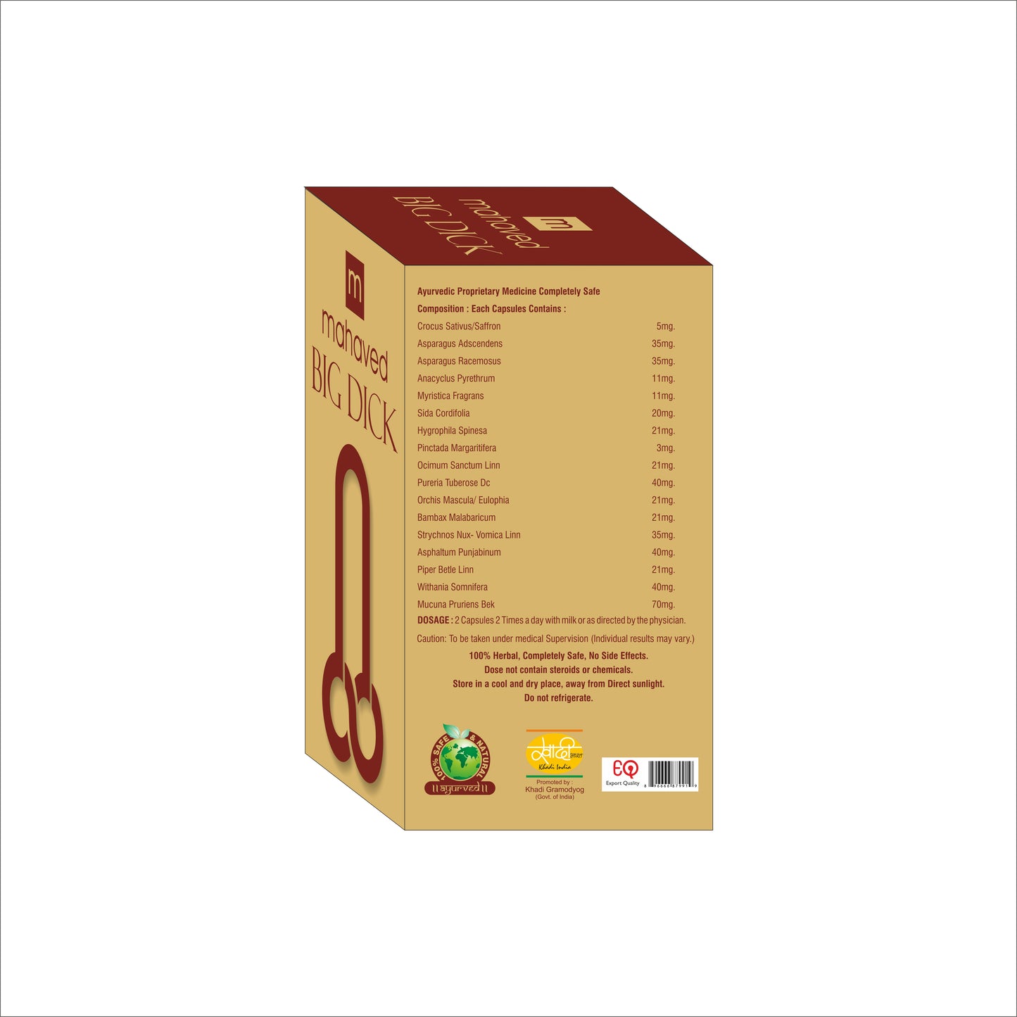 Big Dick Capsules 40 Cap. : Panis Enlargement Capsules