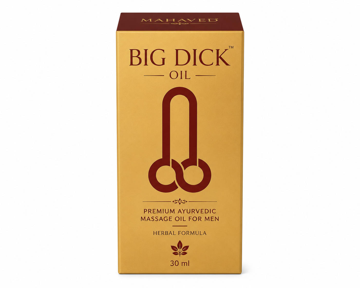 Mahaved Big Dick Oil | Premium Ayurvedic Herbal Massage Oil for Men | 30 ml
