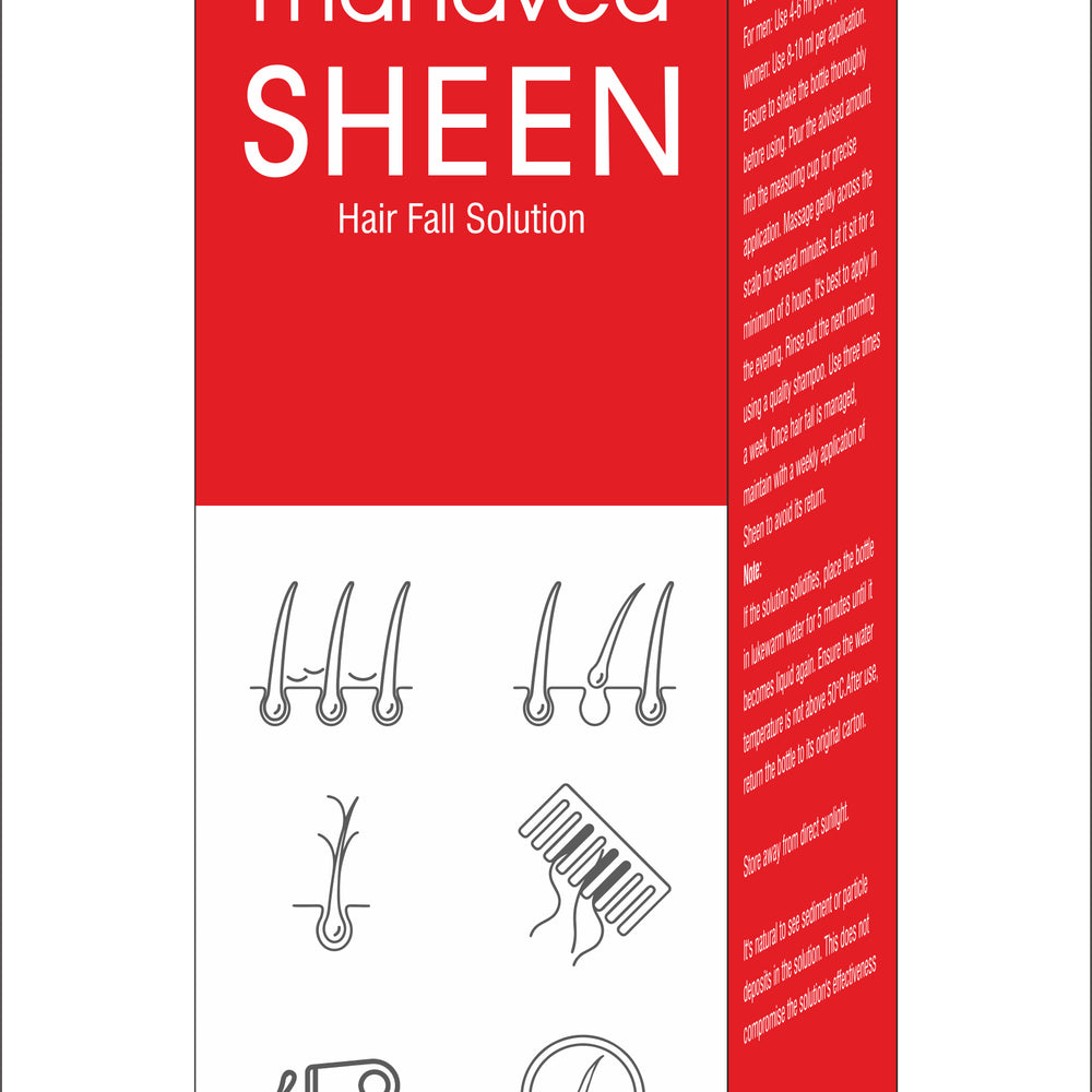 SHEEN HAIR FALL SOLUTION – 150Ml – Natural Root Activating, Helps Control Hair Fall