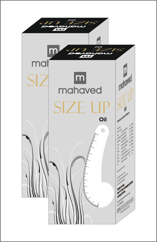 SIZE UP OIL – 2X15Ml – For Massage of Male Genital Organs To Tones Up The Muscles of Penis