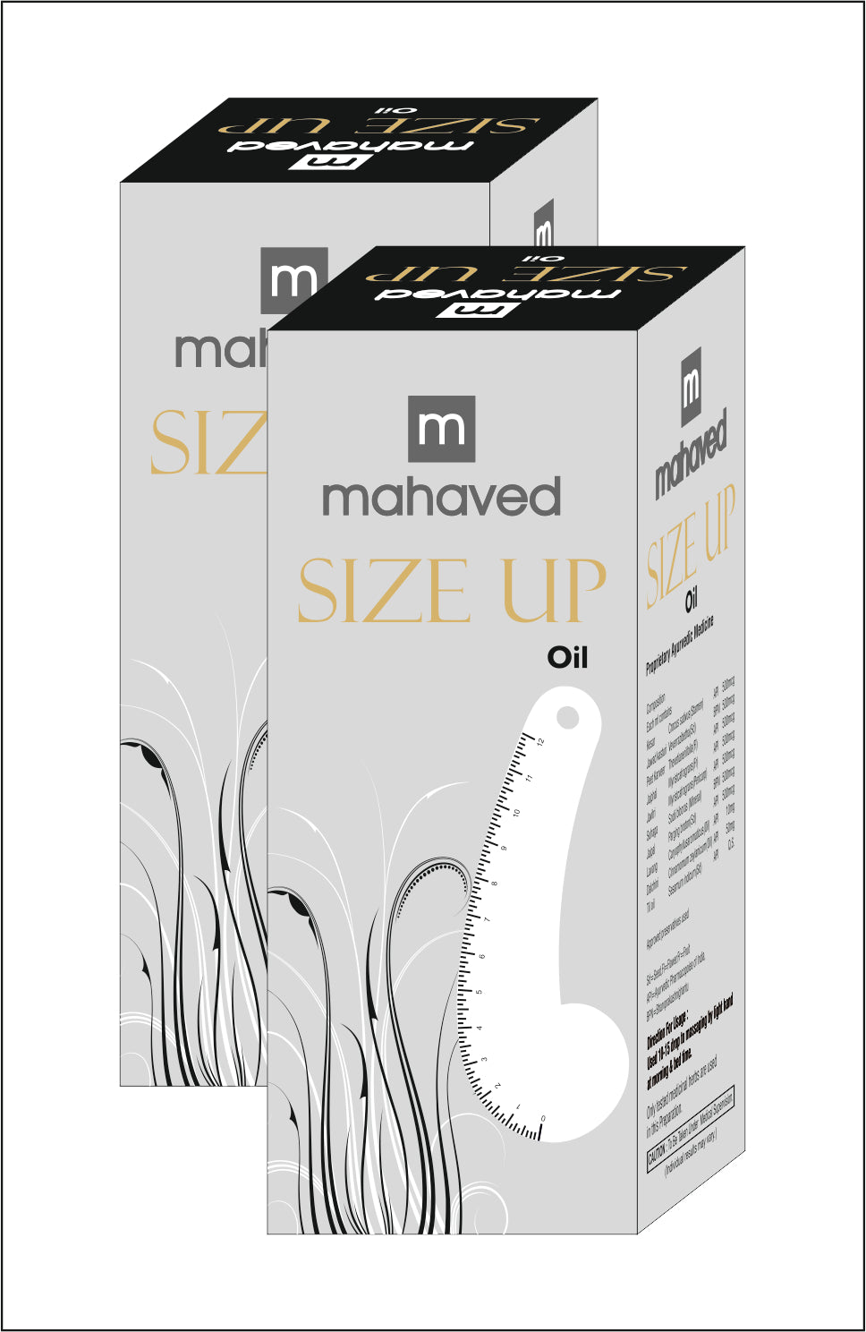 SIZE UP OIL – 2X15Ml – For Massage of Male Genital Organs To Tones Up The Muscles of Penis