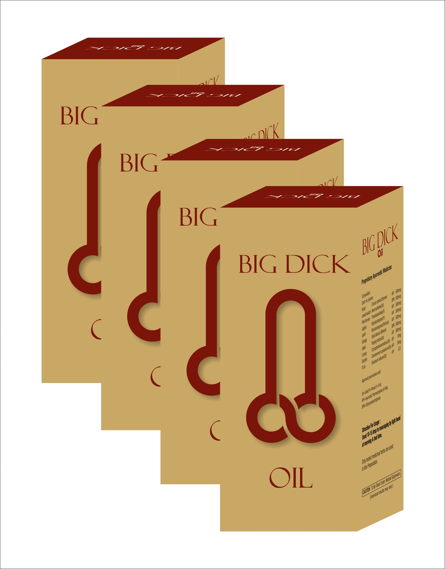 Big Dick Oil 4X15 ml