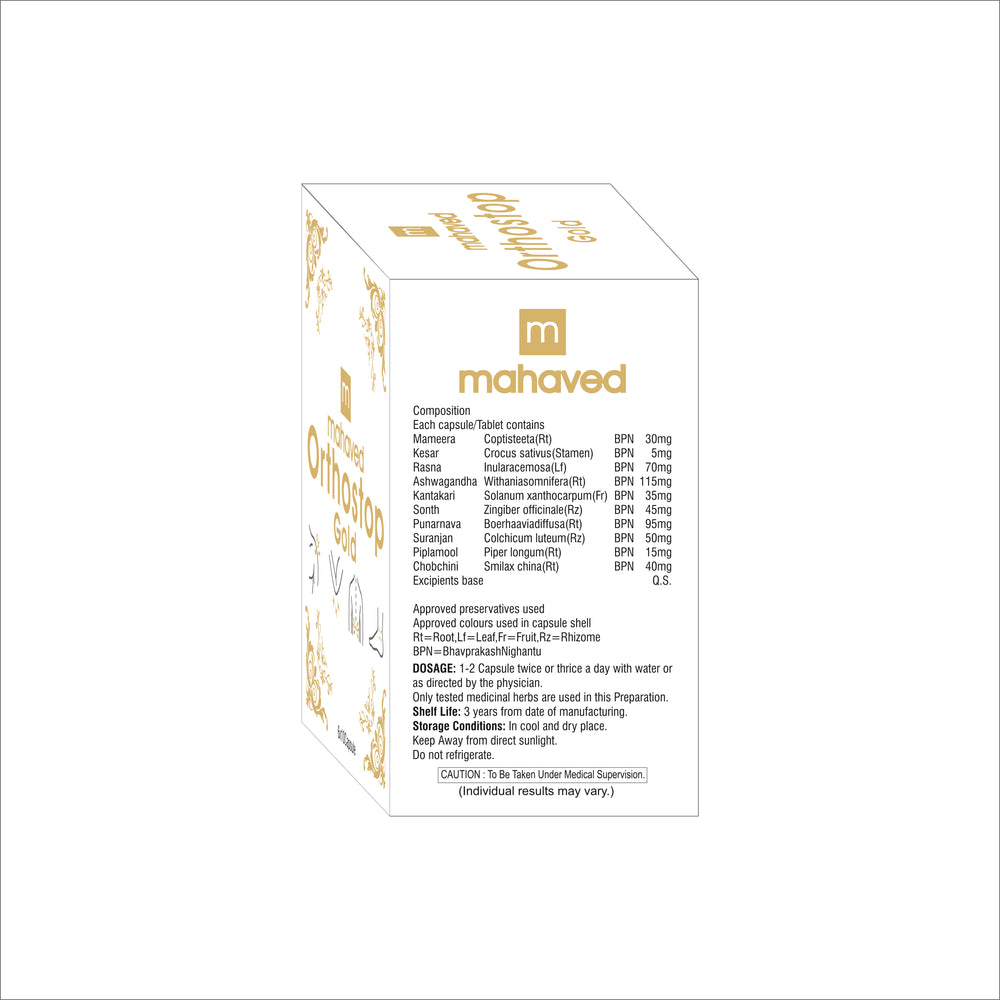 Orthostop Gold Capsule- 60cap.