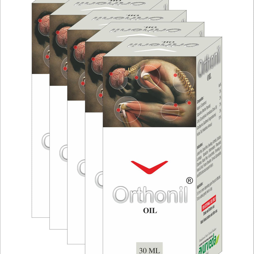 ORTHONIL OIL – 5X 30Ml – For Arthritis, Joint Pain & Stiffness